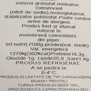Salam în crustă de piper